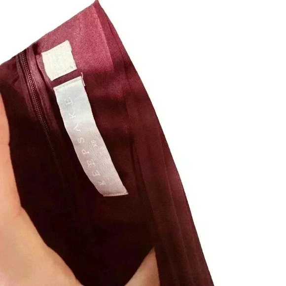 Keepsake CLARITY MINI DRESS Scarlet  Accordion Pleated Dress Sz XS - Picture 6 of 7